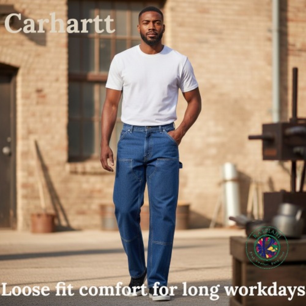 Carhartt Loose‎ Original Fit Double‑Front Logger Dungaree 40x32 Work Jeans